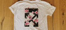 Cargar imagen en el visor de la galería, Off White Flowers Big Color Logo
