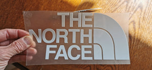 Logo North Face pour flocage (patch thermocollant) blanc