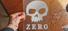 Cargar imagen en el visor de la galería, Skull zero Skateboard Logo Sticker Iron-on