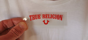 True Religion Logo Iron-on Sticker (heat transfer)