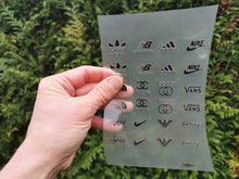 Cargar imagen en el visor de la galería, Small logos full sheet for mask