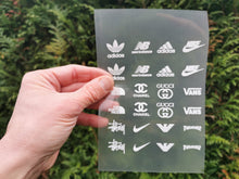 Cargar imagen en el visor de la galería, Small logos full sheet for mask