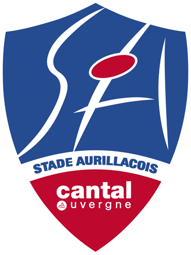 Stade aurillacois logo transfert thermocollant pour flocage