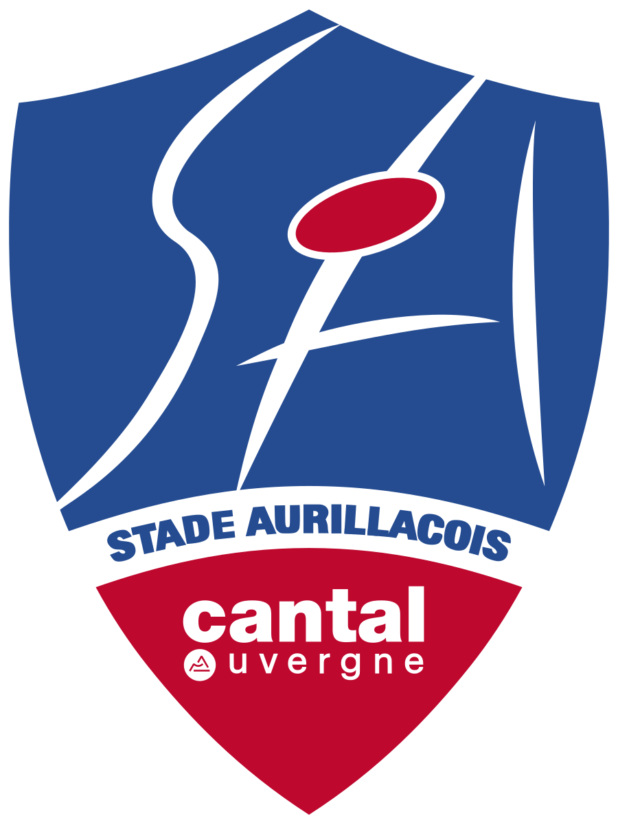 Stade aurillacois logo transfert thermocollant pour flocage