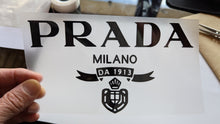 Charger l'image dans la galerie, Prada Milano Old Logo Iron-on Sticker (heat transfer)
