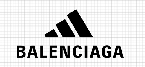 Balenciaga x Adidas logo Iron-on Decal (heat transfer)