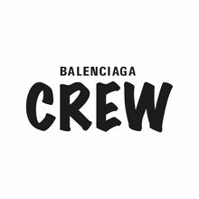 Laden Sie das Bild in den Galerie-Viewer, Balenciaga Crew logo Iron-on Decal (heat transfer)