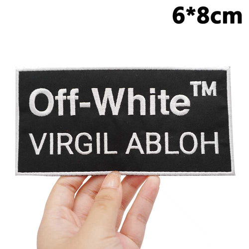 Off-White TM VIRGILABLOH - Patch brodé BB144-1 - Thermocollant