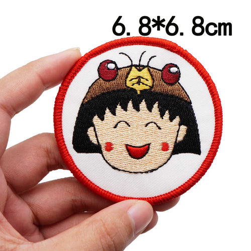 Chibi Maruko-chan - Patch brodé BD50-1 - Thermocollant