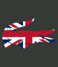 Laden Sie das Bild in den Galerie-Viewer, Lacoste flag colored Logo Iron-on (heat transfer)