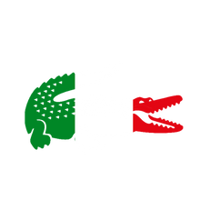 Carica l&#39;immagine nel visualizzatore di Gallery, Lacoste drapeau logo transfert coloré thermocollant pour flocage