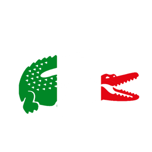 Lacoste drapeau logo transfert coloré thermocollant pour flocage