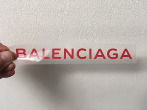 Balenciaga Logo Iron-on Sticker (heat transfer)