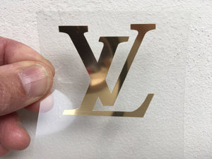 LV Luis Vuitton Logo Iron-on Decal (heat transfer)