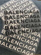 Charger l&#39;image dans la galerie, Balenciaga Logo Iron-on Sticker (heat transfer)