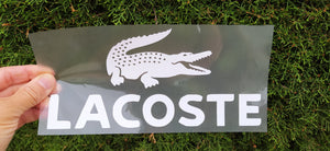 Lacoste Iron-on Sticker (heat transfer)