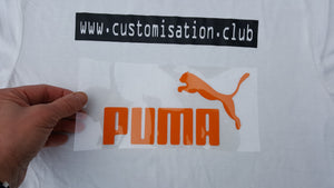 Sticker PUMA logo transfert thermocollant
