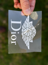 Charger l&#39;image dans la galerie, Jordan x Dior Collab Logo Iron-on Sticker (heat transfer)