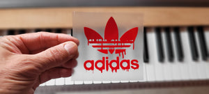 Adidas Dripping Blood Logo Iron-on Sticker (heat transfer)
