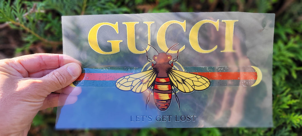 Gucci Bee Let's Get Lost Color Logo