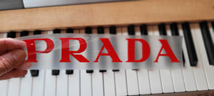 Prada Logo Iron-on Sticker (heat transfer)