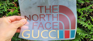 Gucci x North face Big Color Logo