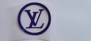 Logo LV Luis Vuitton Circle Symbol Iron-on Decal (heat transfer)