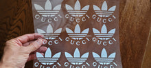 Cargar imagen en el visor de la galería, Adidas x Gucci Collab Logo Iron-on Decal (heat transfer)