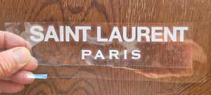 YSL Yves Saint Laurent Logo Iron-on Sticker (heat transfer)