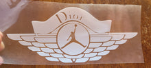 Cargar imagen en el visor de la galería, Jordan x Dior Collab Logo Iron-on Sticker (heat transfer)