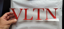 Cargar imagen en el visor de la galería, Valentino VLTN logo Iron-on Decal (heat transfer)
