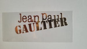 Jean Paul Gaultier Logo Iron-on Decal (heat transfer patch)