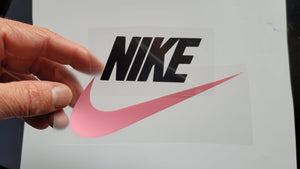 Nike two colours Logo Iron-on Sticker (heat transfer)