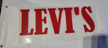 Charger l&#39;image dans la galerie, Levi&#39;s OLD FONT Logo Iron-on Sticker (heat transfer)