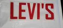 Cargar imagen en el visor de la galería, Levi&#39;s OLD FONT 2 Logo Iron-on Sticker (heat transfer)
