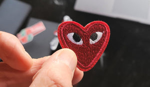 Comme des garcons Play Embroidered patch