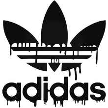Load image into Gallery viewer, Sticker logo ADIDAS &quot;qui fond&quot; pour flocage