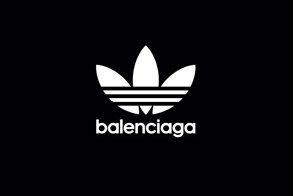 Balenciaga x Adidas Collab' logo Iron-on Decal (heat transfer)