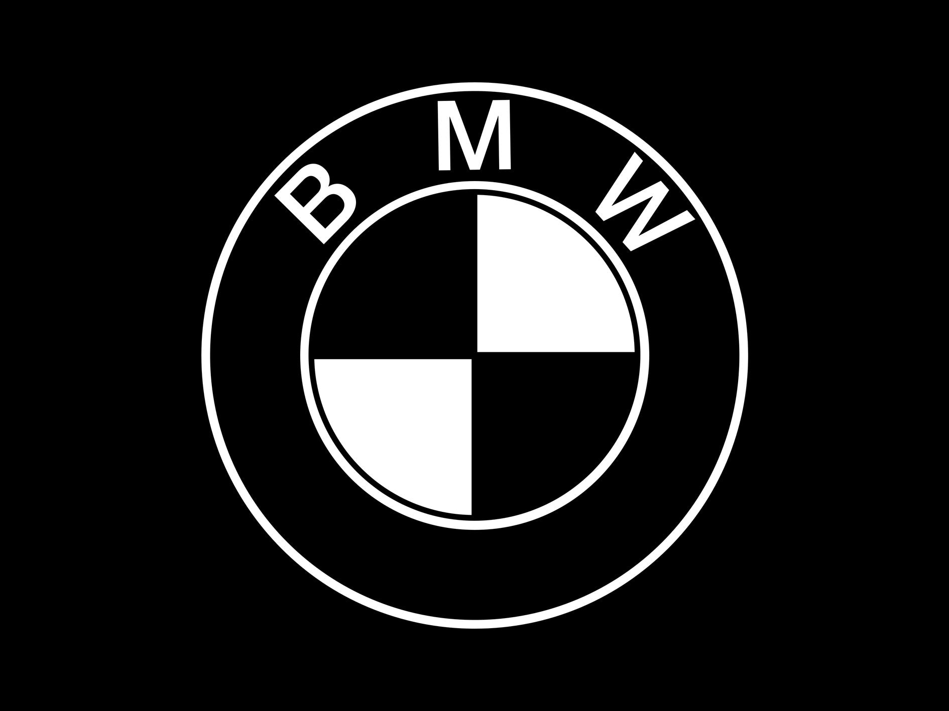 BMW logo decals, stickers