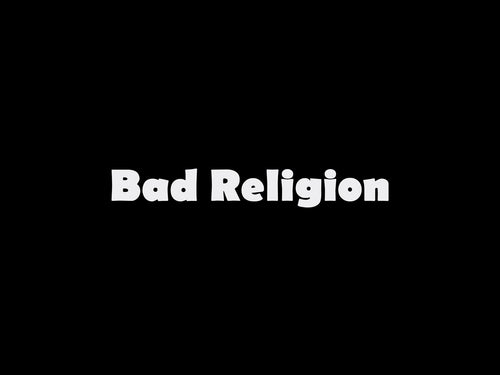 Bad Religion logo sticker pour flocage