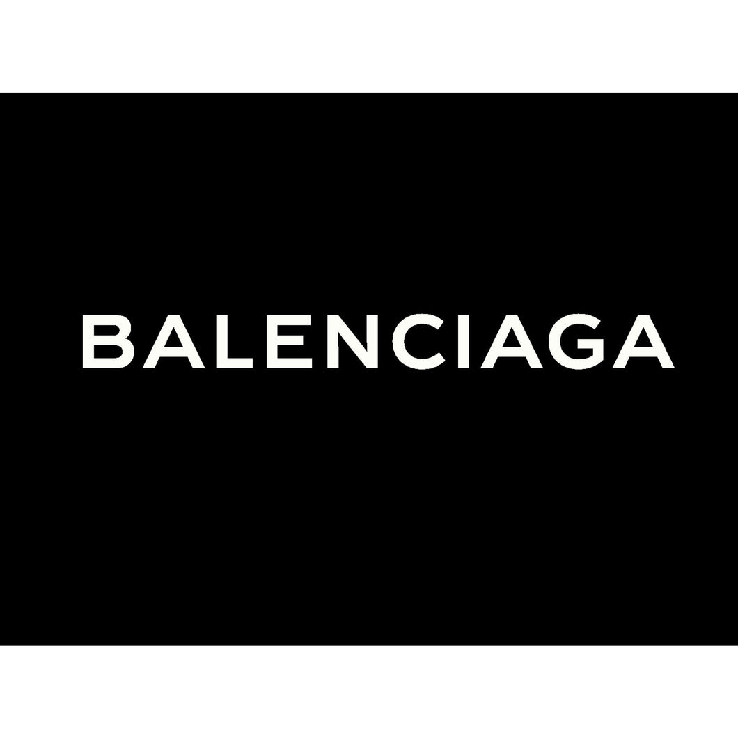 Balenciaga transfert thermocollant pour flocage