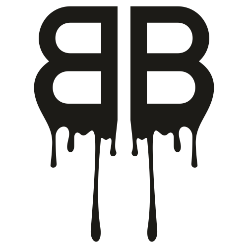 Balenciaga dripping logo Iron-on Decal (heat transfer)