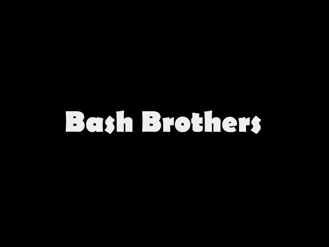 Bash Brothers logo sticker pour flocage