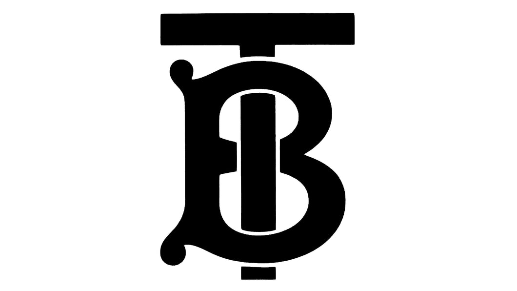 Burberry TB Logo Sticker Iron-on