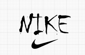 2 Nike Design Brand Logo Iron-on Decal (heat transfer)