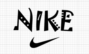 1 Nike Design Brand Logo Iron-on Decal (heat transfer)