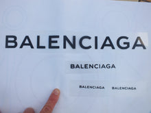 Laden Sie das Bild in den Galerie-Viewer, Balenciaga transfert thermocollant pour flocage