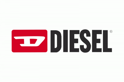 Diesel  Logo 2 colours Iron-on Sticker (heat transfer)