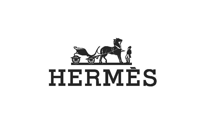 Hermes Logo Iron-on Decal (heat transfer)