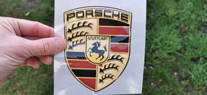 Porshe Logo Iron-on patch (heat transfer)